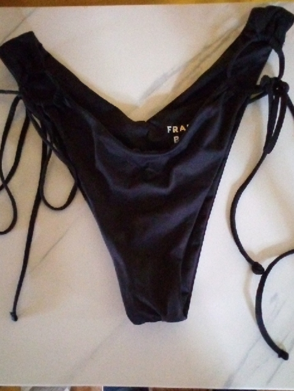 Frankie's Bikinis Black Classic Bikini Bottom